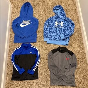 Nike, Under Armor, Adidas Hoodies